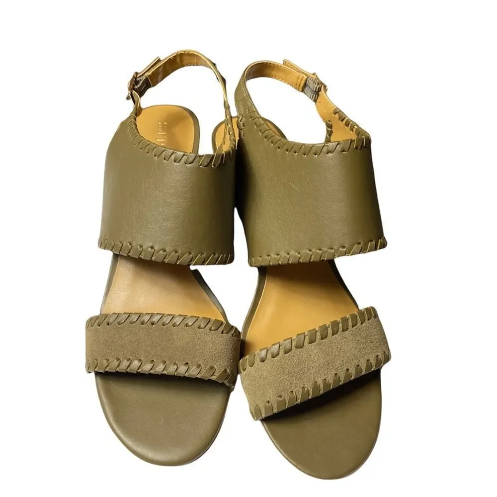 Jack Rogers Sloane Slingback Heels Size 9